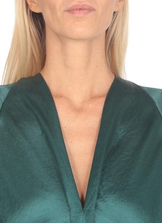 Lanvin LANVIN Women Mid Skirts RWDR0071 6006H24455 Green Size XS / US 0-2 / IT 36-38 - 5 Thumbnail