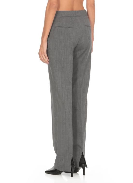 Jil Sander JIL SANDER Women Straight Pants J02KA0286 J40171030 Grey Size 28" / US 6 / IT 42 - 4 Thumbnail