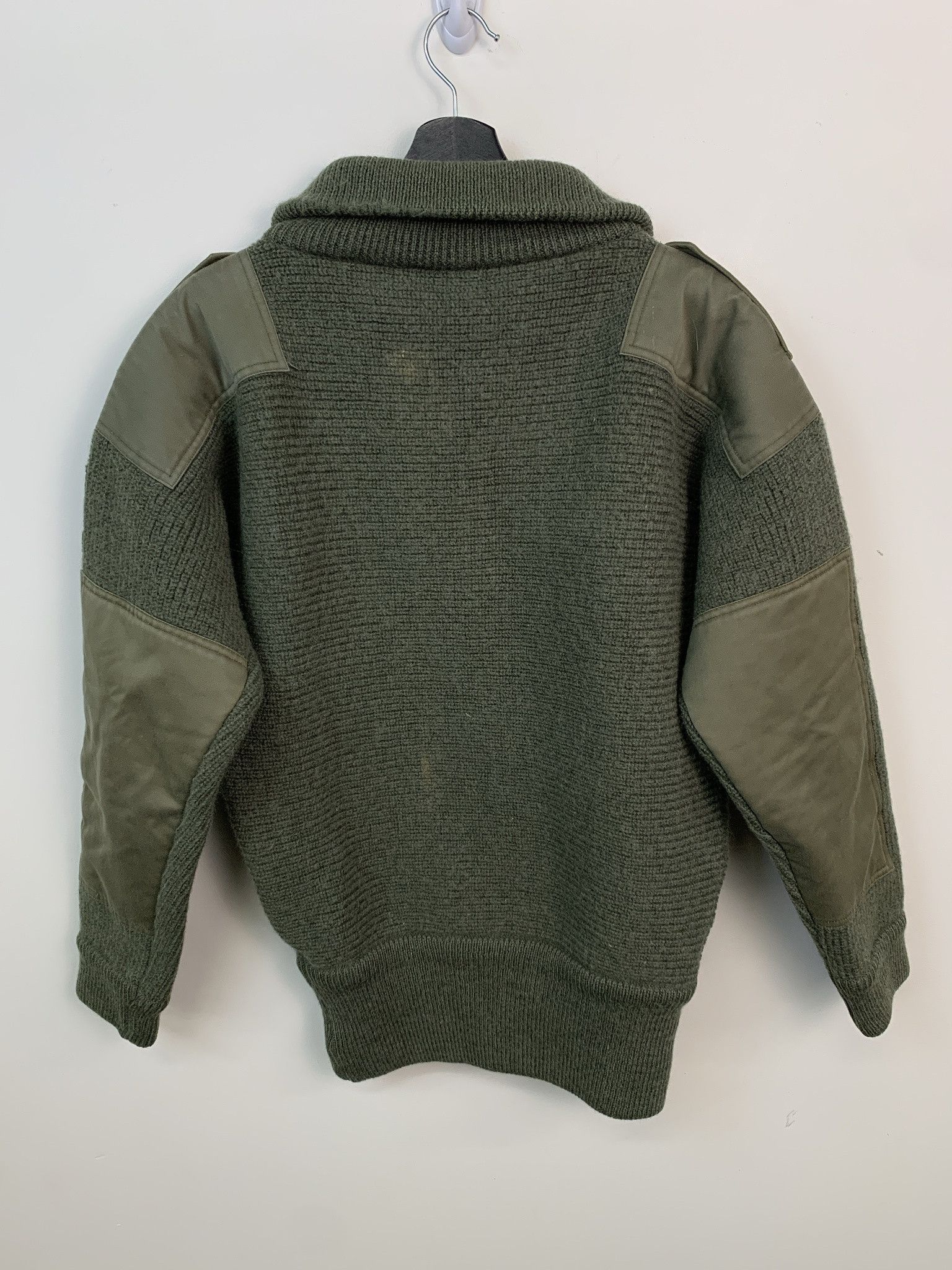 Other Vintage Sweater 1990s Knit Military Button Neck Thick Knit Sweater Size M Size US M / EU 48-50 / 2 - 3 Thumbnail