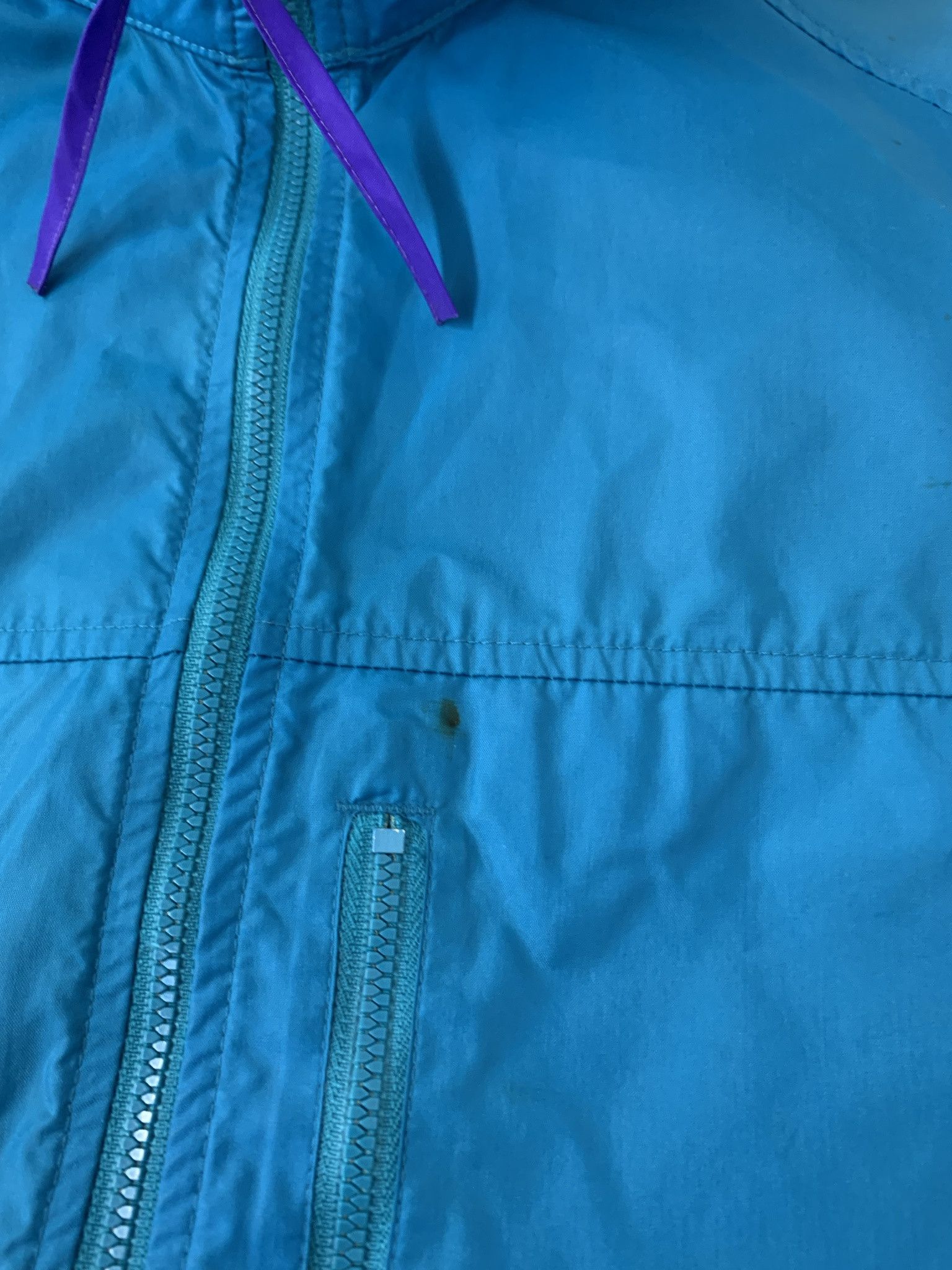 The North Face × Vintage Vintage Jacket 1990s Jacket Caolumbia Blue and Pink Windbreaker Jacket Size S Size US S / EU 44-46 / 1 - 4 Thumbnail