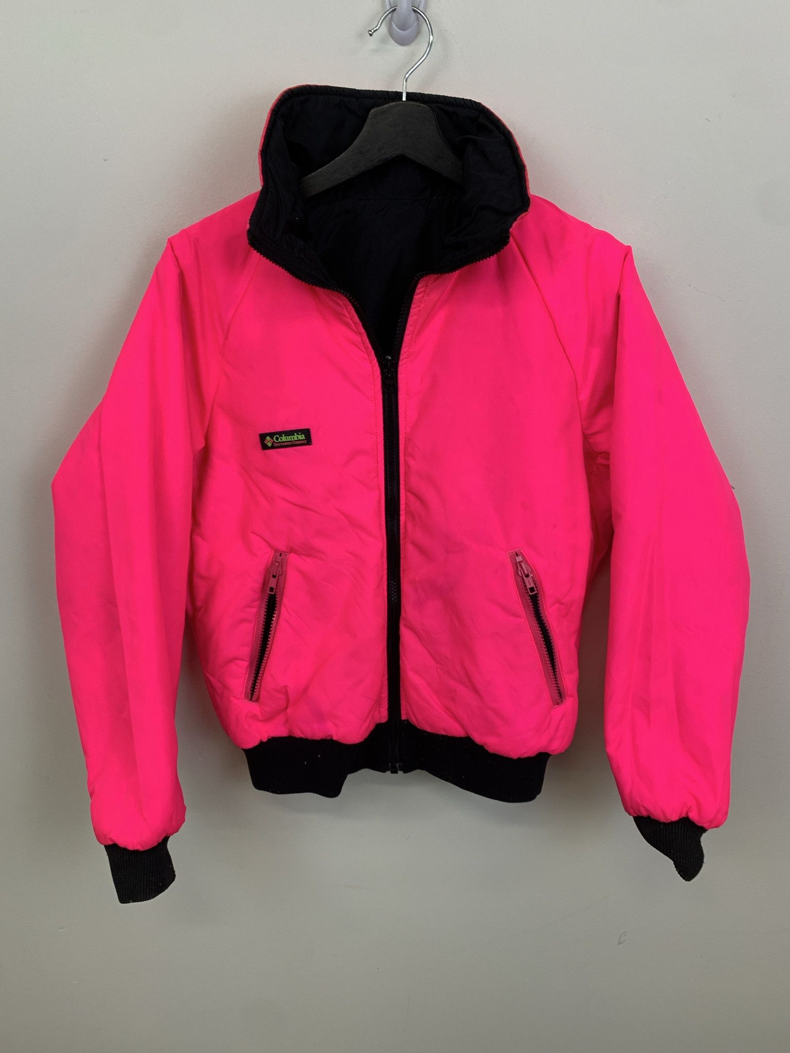 Columbia × Vintage Vintage Jacket 1990s Jacket Columbia Black Pink Thinsulate Reversible Jacket Size S Size US S / EU 44-46 / 1 - 2 Thumbnail