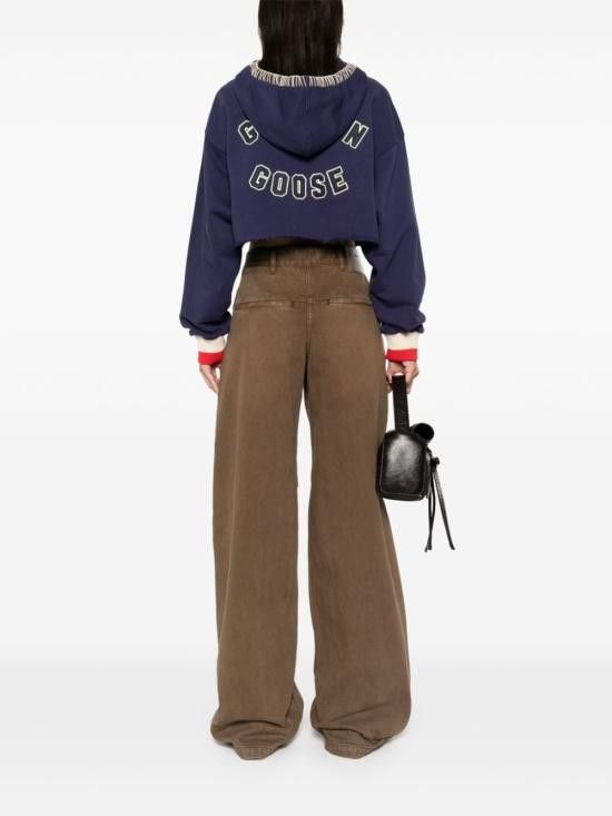 Golden Goose GOLDEN GOOSE Women Hoodies GWP01225 P00163650878 Blue Size L / US 10 / IT 46 - 2 Thumbnail