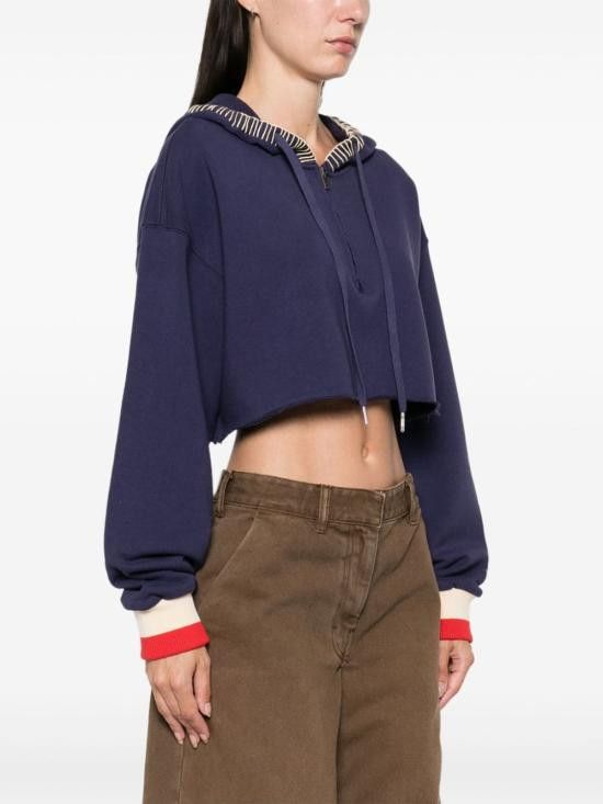 Golden Goose GOLDEN GOOSE Women Hoodies GWP01225 P00163650878 Blue Size M / US 6-8 / IT 42-44 - 3 Thumbnail