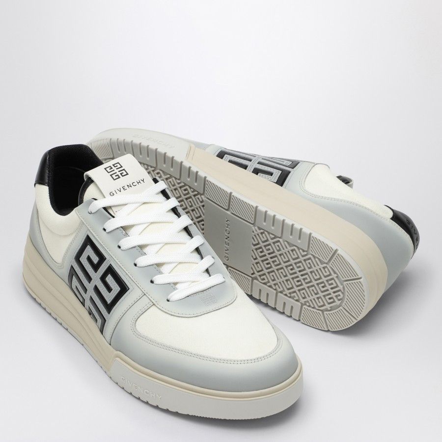 Givenchy White/black G4 sneaker in dégradé leather and canvas Size US 8 / EU 41 - 4 Thumbnail