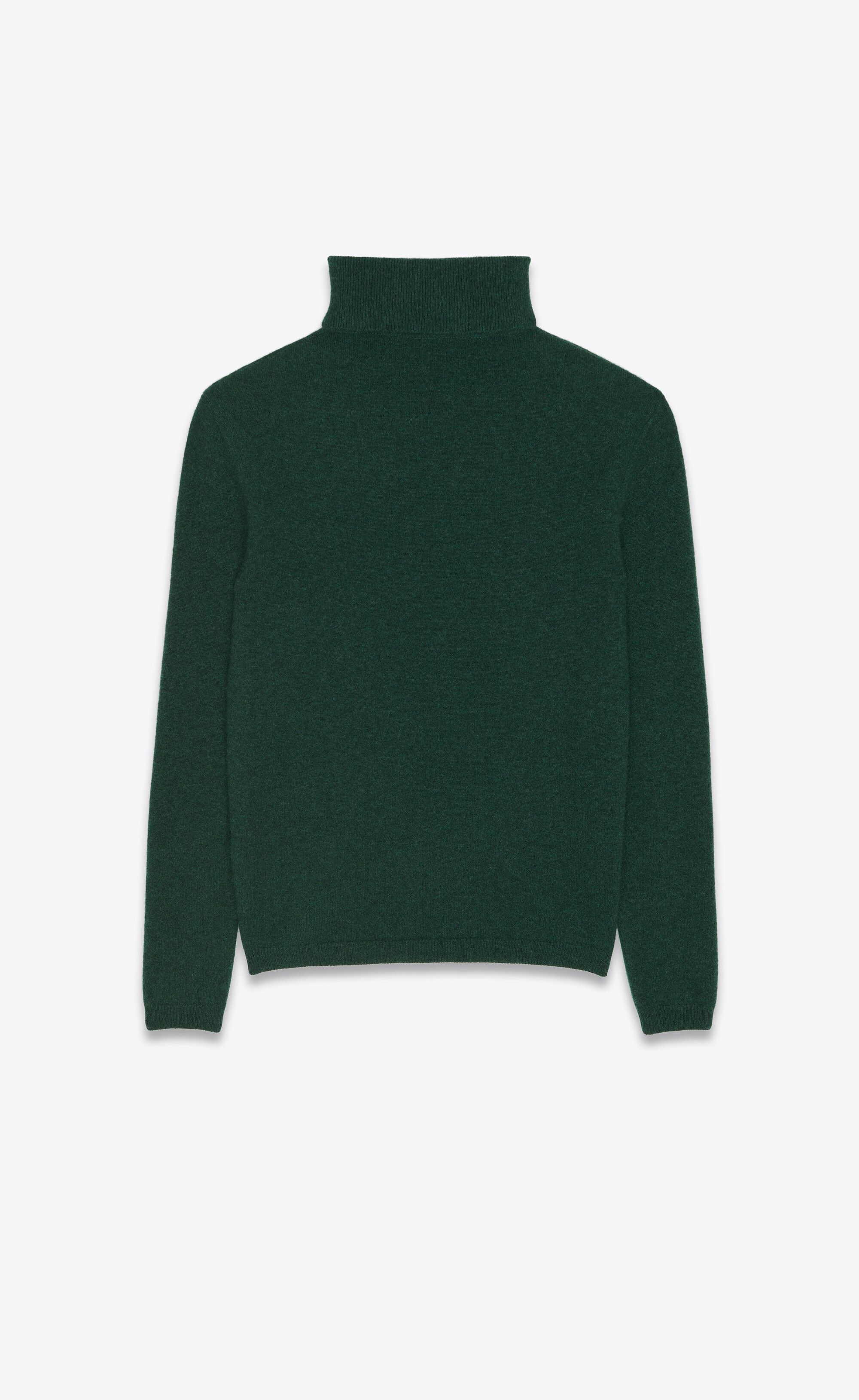 Saint Laurent Paris turtelneck sweater in cashmere Size US L / EU 52-54 / 3 - 2 Thumbnail