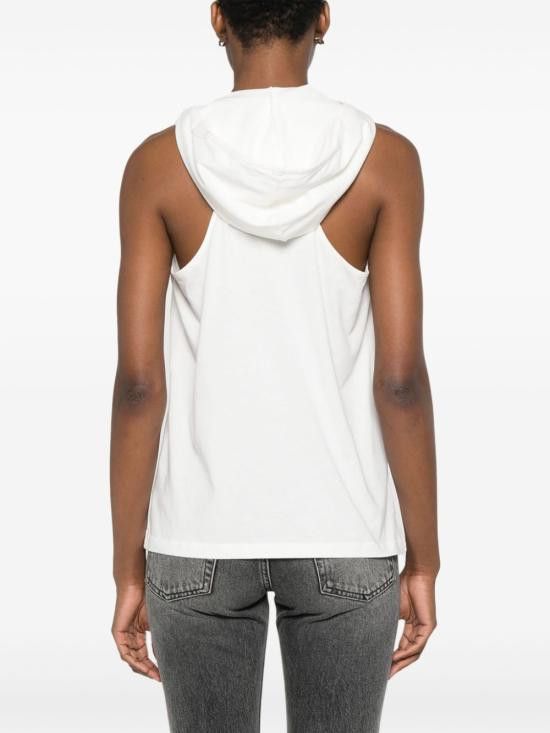 Courreges COURREGES Women Tops 424JDE091JS0175 0001 White Size M / US 6-8 / IT 42-44 - 3 Thumbnail