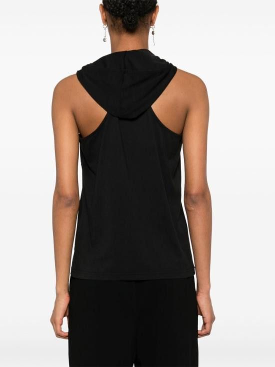 Courreges COURREGES Women Tops 424JDE091JS0175 9999 Black Size M / US 6-8 / IT 42-44 - 3 Thumbnail