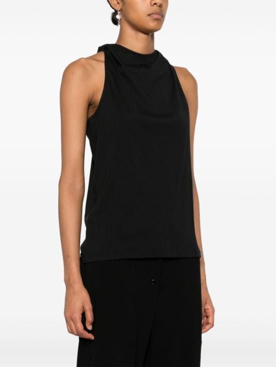 Courreges COURREGES Women Tops 424JDE091JS0175 9999 Black Size M / US 6-8 / IT 42-44 - 4 Thumbnail