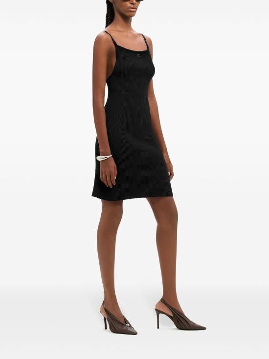 Courreges COURREGES Women Mid Skirts 324MRO441FI0001 9999 Black Size M / US 6-8 / IT 42-44 - 3 Thumbnail