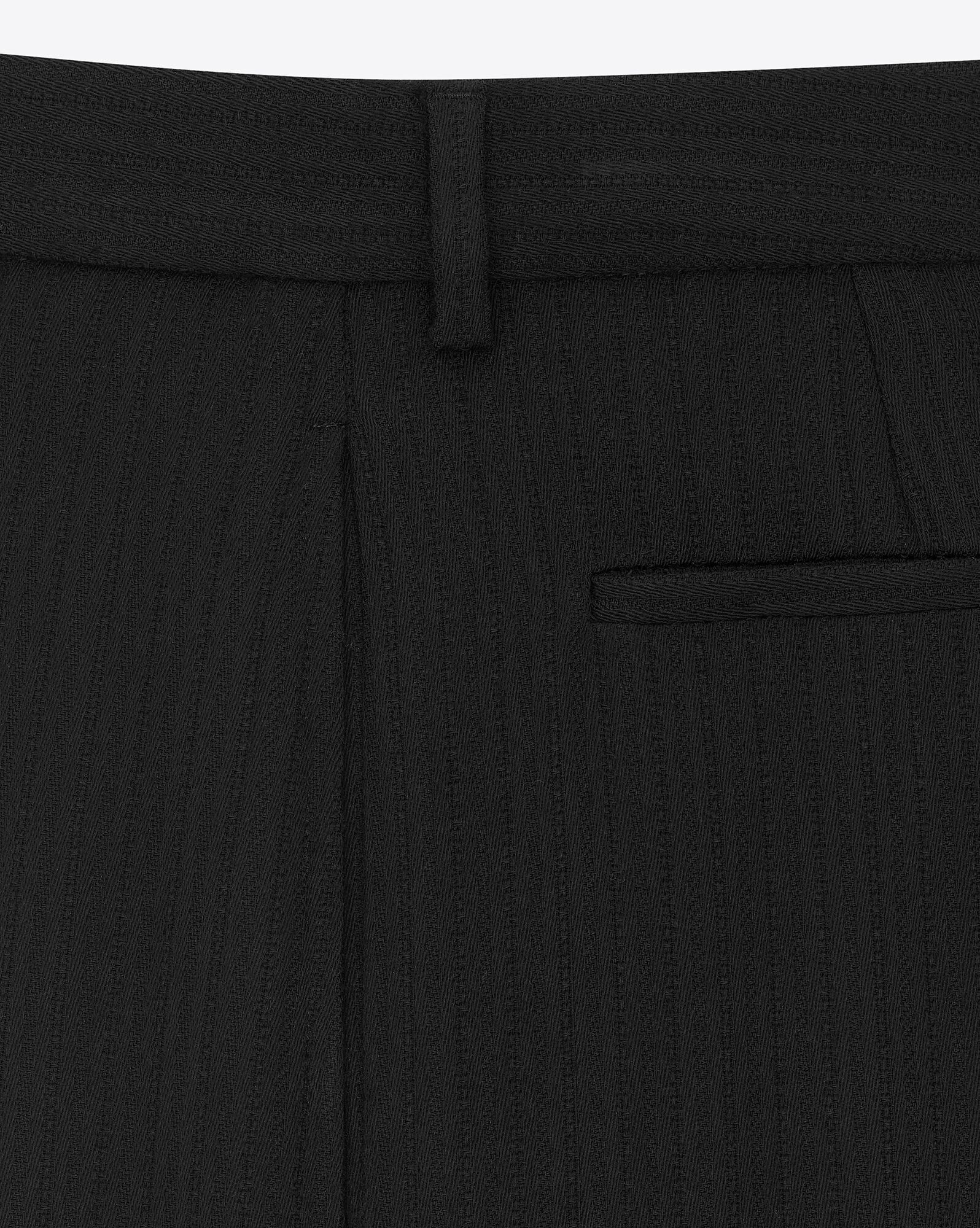 Saint Laurent Paris wide-leg pants in striped wool Size US 26 / EU 42 - 3 Thumbnail