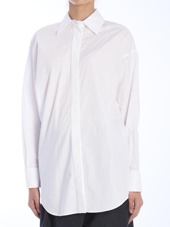 Loewe LOEWE Women Shirts S540Y05XA1 WHITE Size XS / US 0-2 / IT 36-38 - 2 Thumbnail