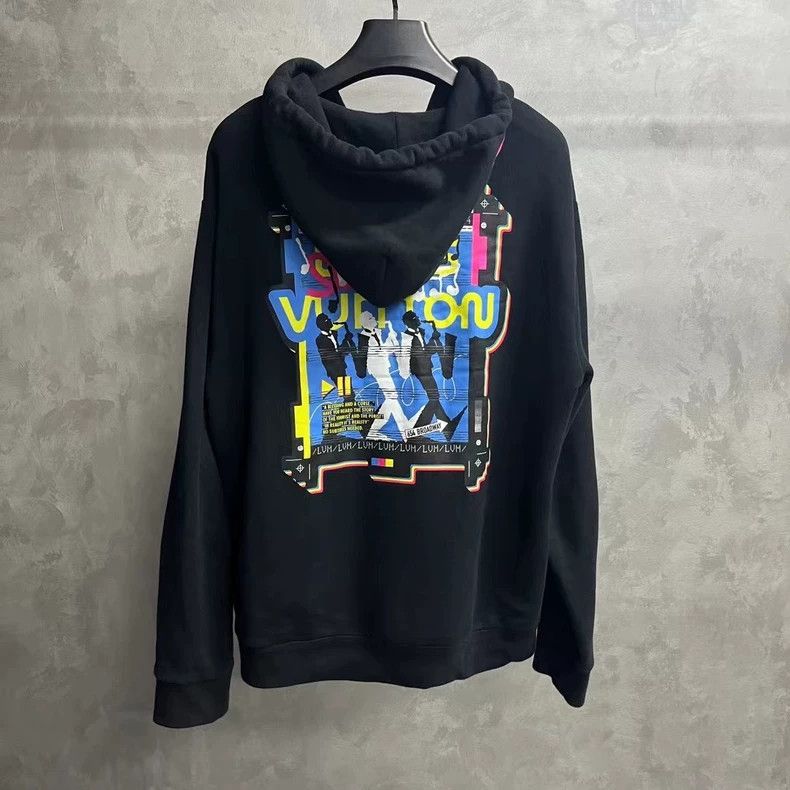 Louis Vuitton louis vuitton's latest black zip-up hoodie