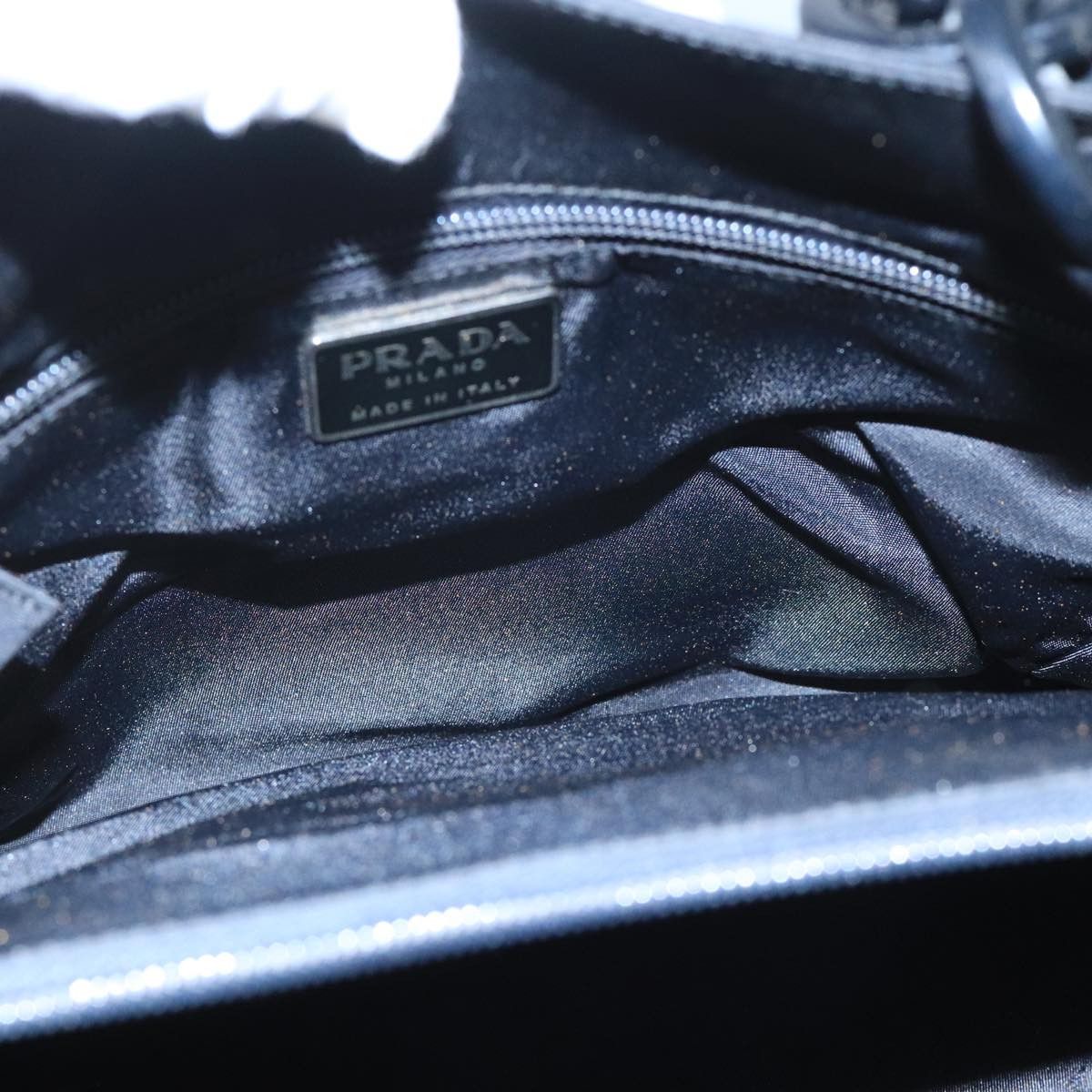 Prada Black Synthetic Handbag (Pre-Owned) Size ONE SIZE - 19 Thumbnail