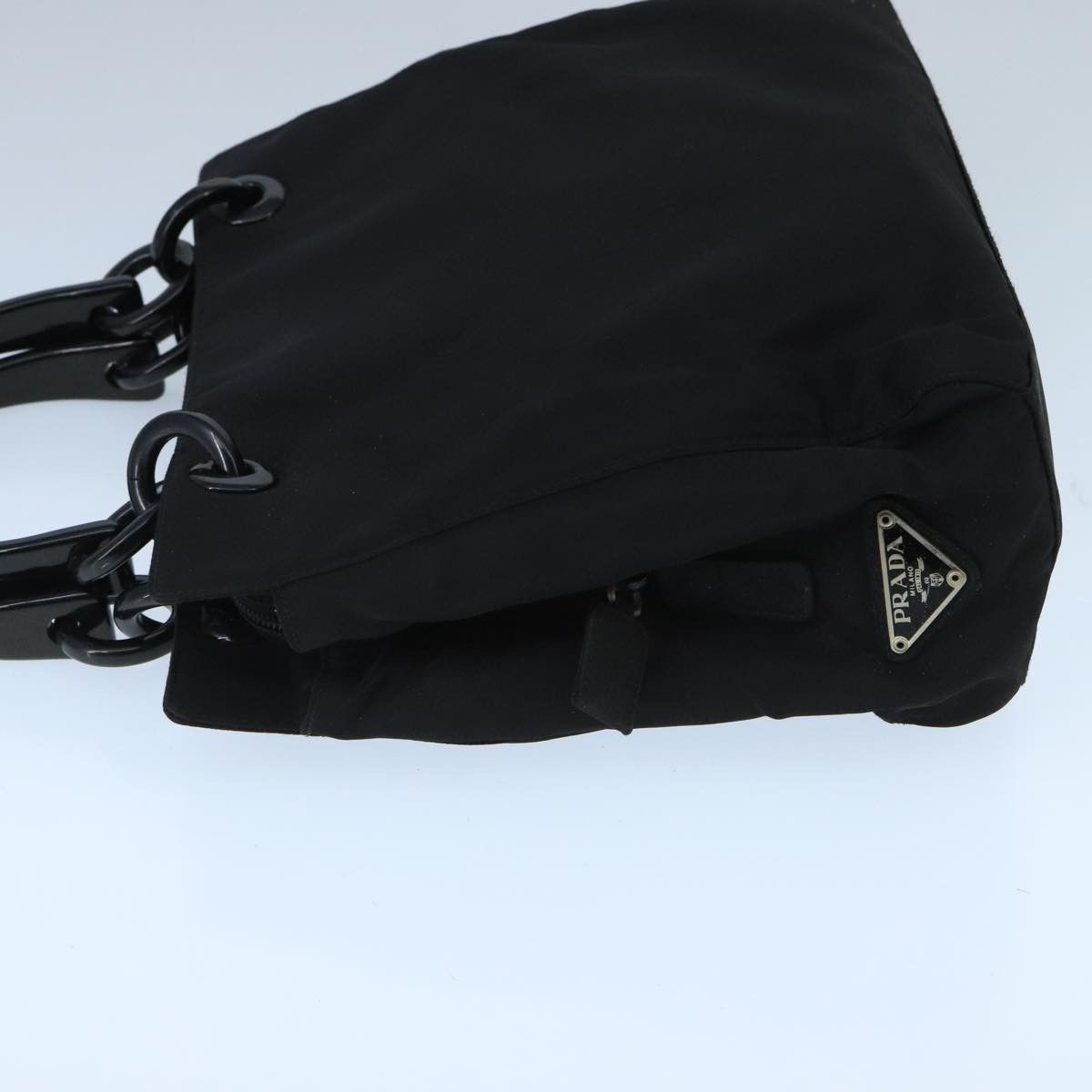 Prada Black Synthetic Handbag (Pre-Owned) Size ONE SIZE - 12 Thumbnail
