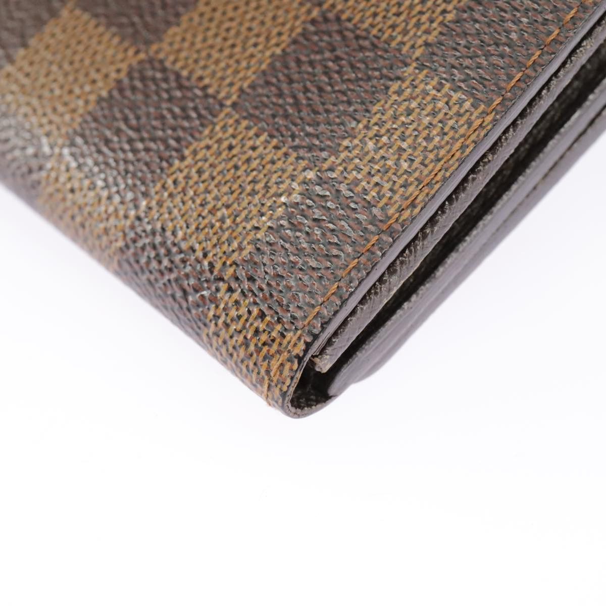 Louis Vuitton Porte-Monnaie Brown Canvas Wallet (Pre-Owned) Size ONE SIZE - 10 Thumbnail