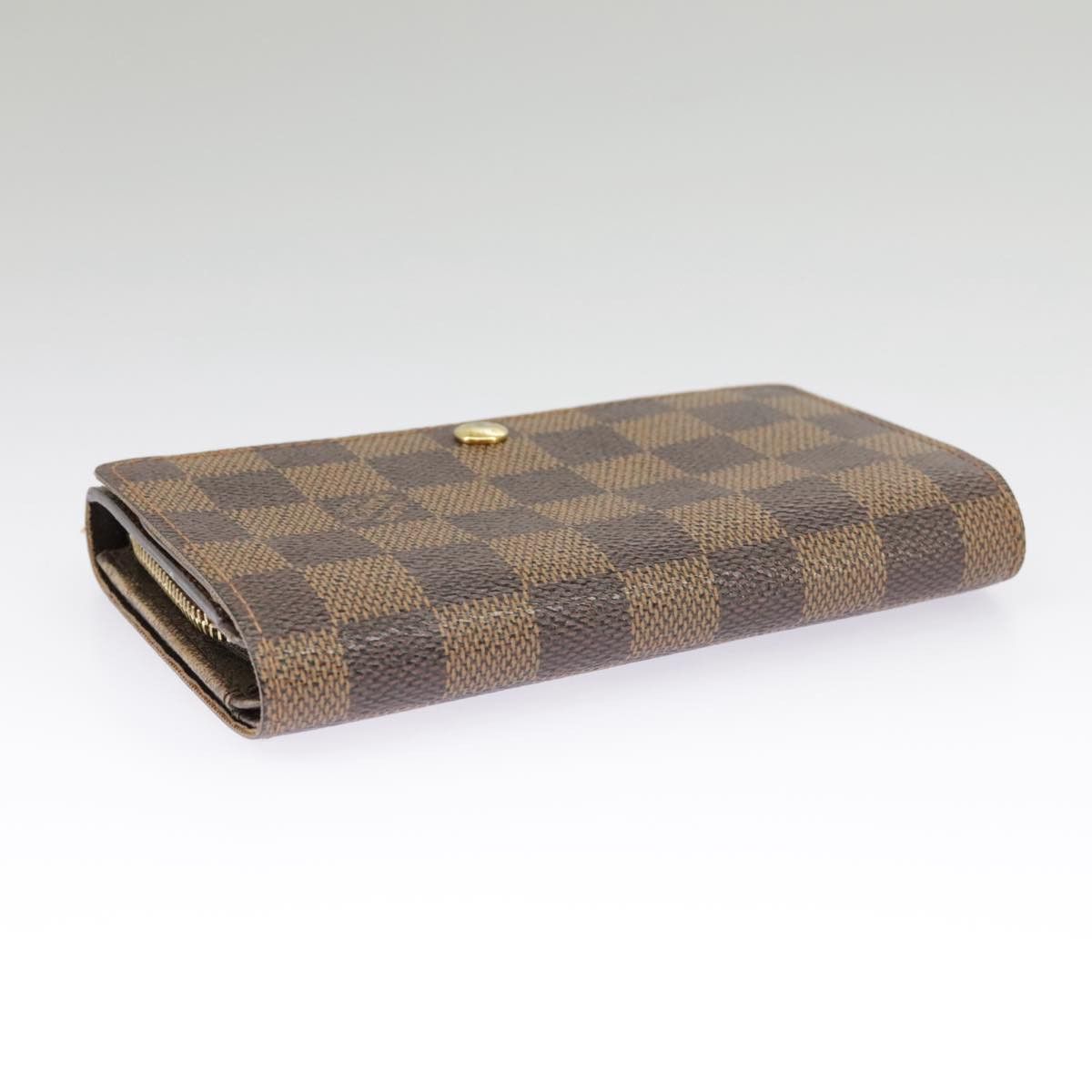 Louis Vuitton Porte-Monnaie Brown Canvas Wallet (Pre-Owned) Size ONE SIZE - 5 Thumbnail
