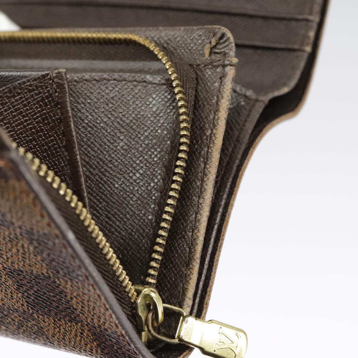 Louis Vuitton Porte-Monnaie Brown Canvas Wallet (Pre-Owned) Size ONE SIZE - 15 Thumbnail