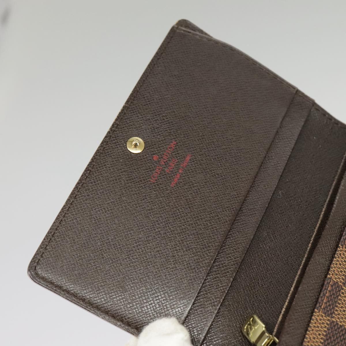 Louis Vuitton Porte-Monnaie Brown Canvas Wallet (Pre-Owned) Size ONE SIZE - 20 Thumbnail