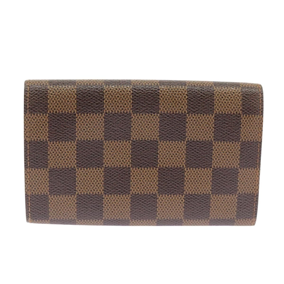 Louis Vuitton Porte-Monnaie Brown Canvas Wallet (Pre-Owned) Size ONE SIZE - 2 Thumbnail