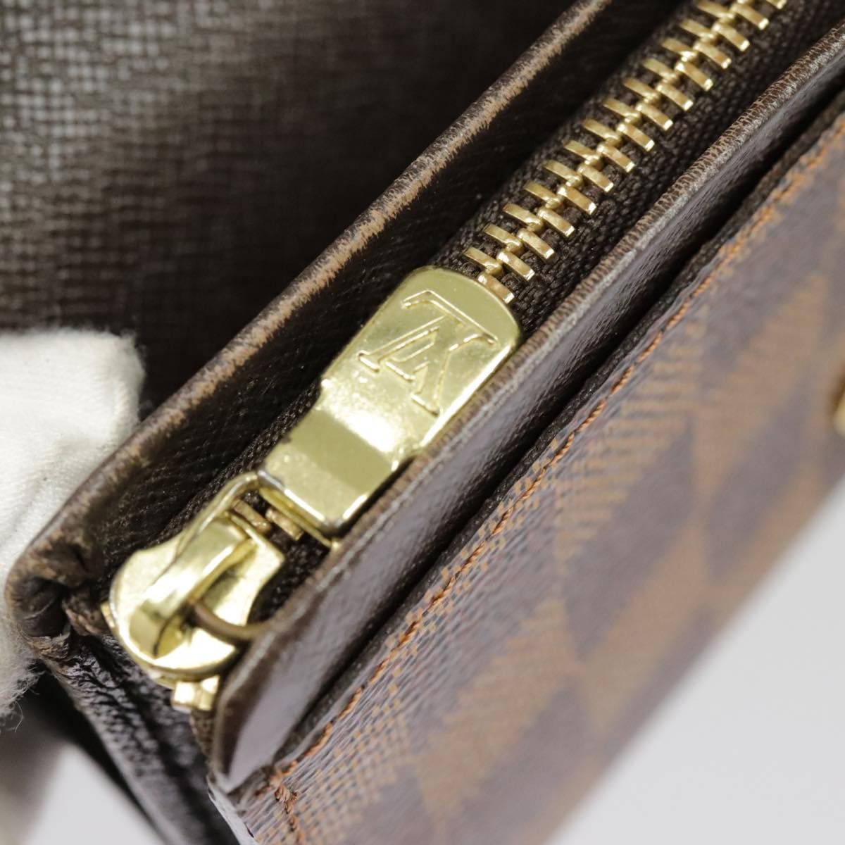 Louis Vuitton Porte-Monnaie Brown Canvas Wallet (Pre-Owned) Size ONE SIZE - 13 Thumbnail