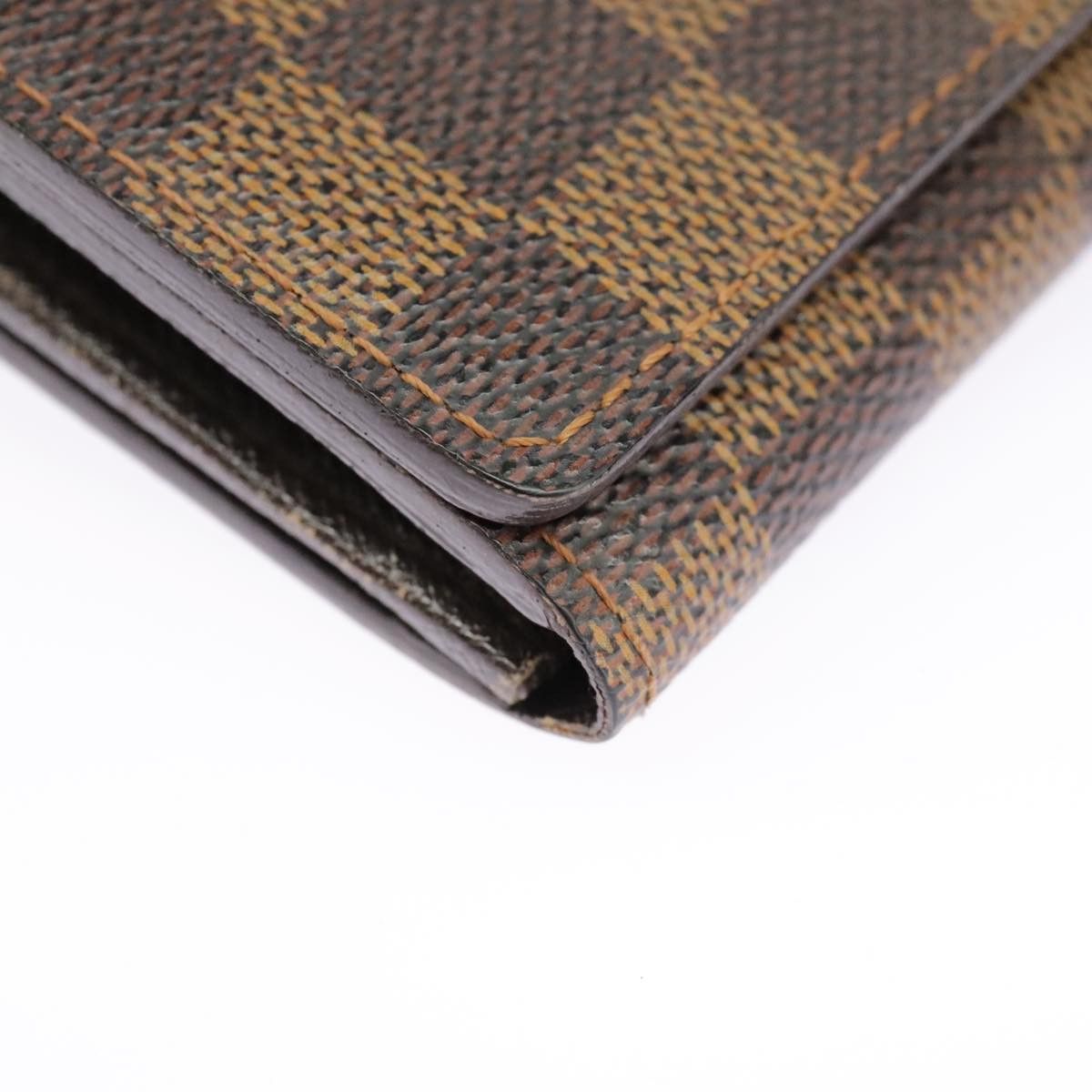 Louis Vuitton Porte-Monnaie Brown Canvas Wallet (Pre-Owned) Size ONE SIZE - 7 Thumbnail