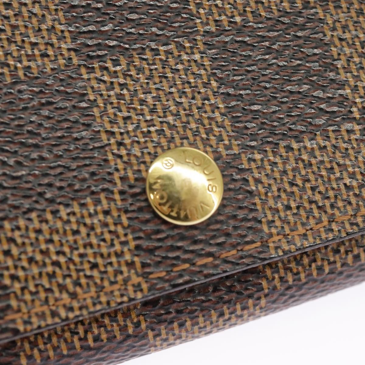 Louis Vuitton Porte-Monnaie Brown Canvas Wallet (Pre-Owned) Size ONE SIZE - 11 Thumbnail