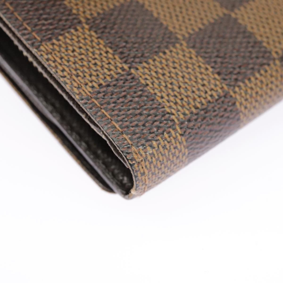 Louis Vuitton Porte-Monnaie Brown Canvas Wallet (Pre-Owned) Size ONE SIZE - 9 Thumbnail