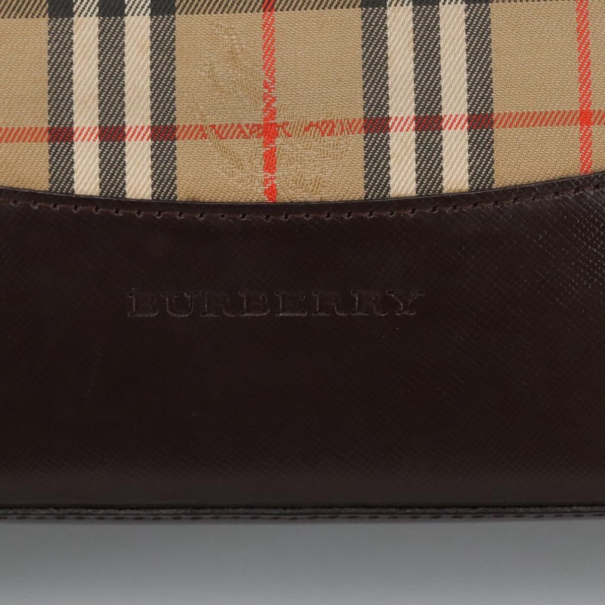 Burberry Nova Check Beige Canvas Tote Bag (Pre-Owned) Size ONE SIZE - 14 Thumbnail
