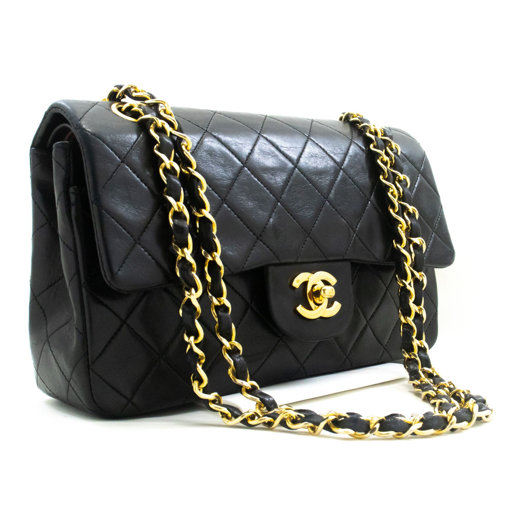 Chanel Black Leather Shoulder Bag (Pre-Owned) Size ONE SIZE - 11 Thumbnail