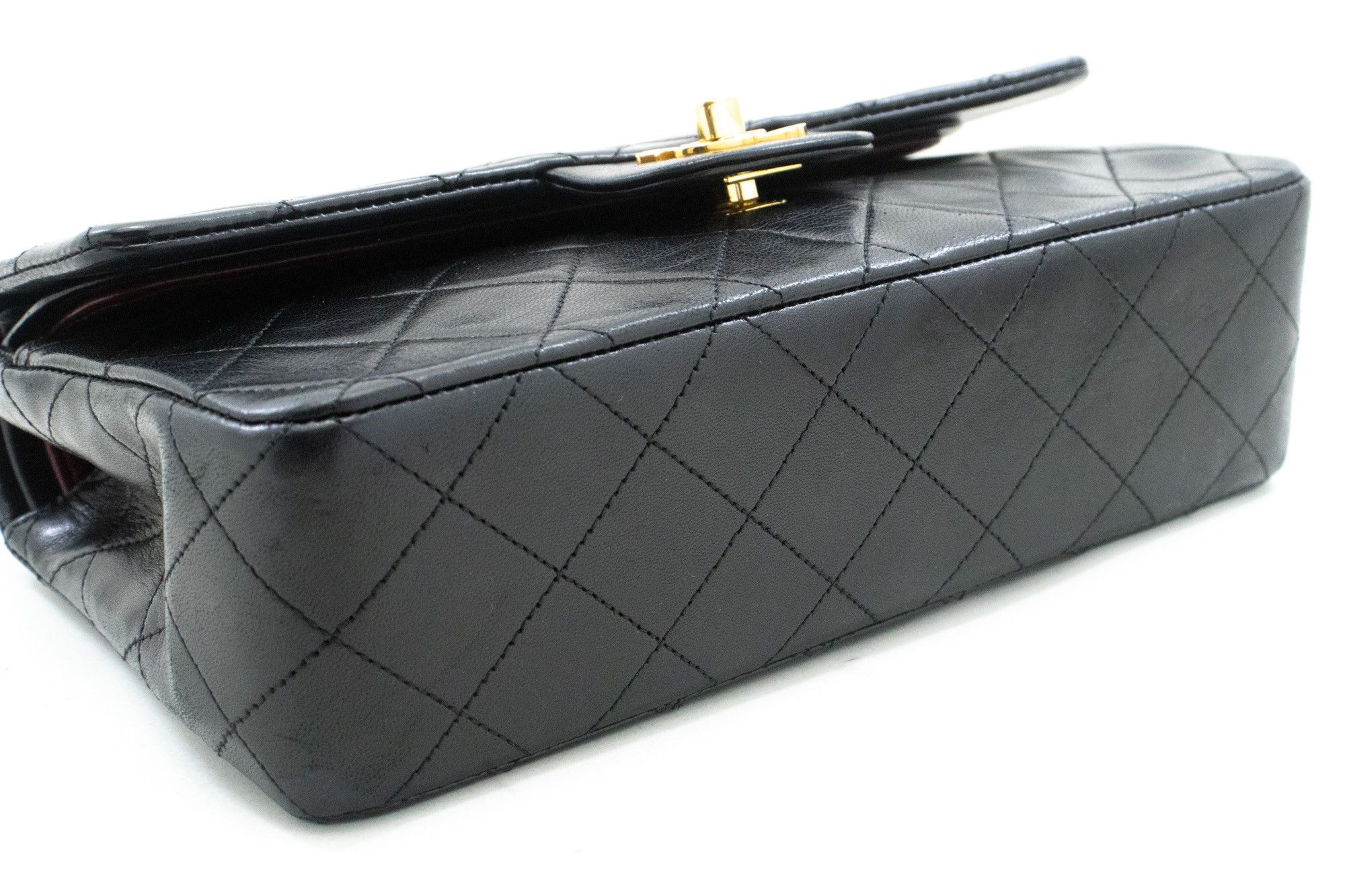 Chanel Black Leather Shoulder Bag (Pre-Owned) Size ONE SIZE - 4 Thumbnail