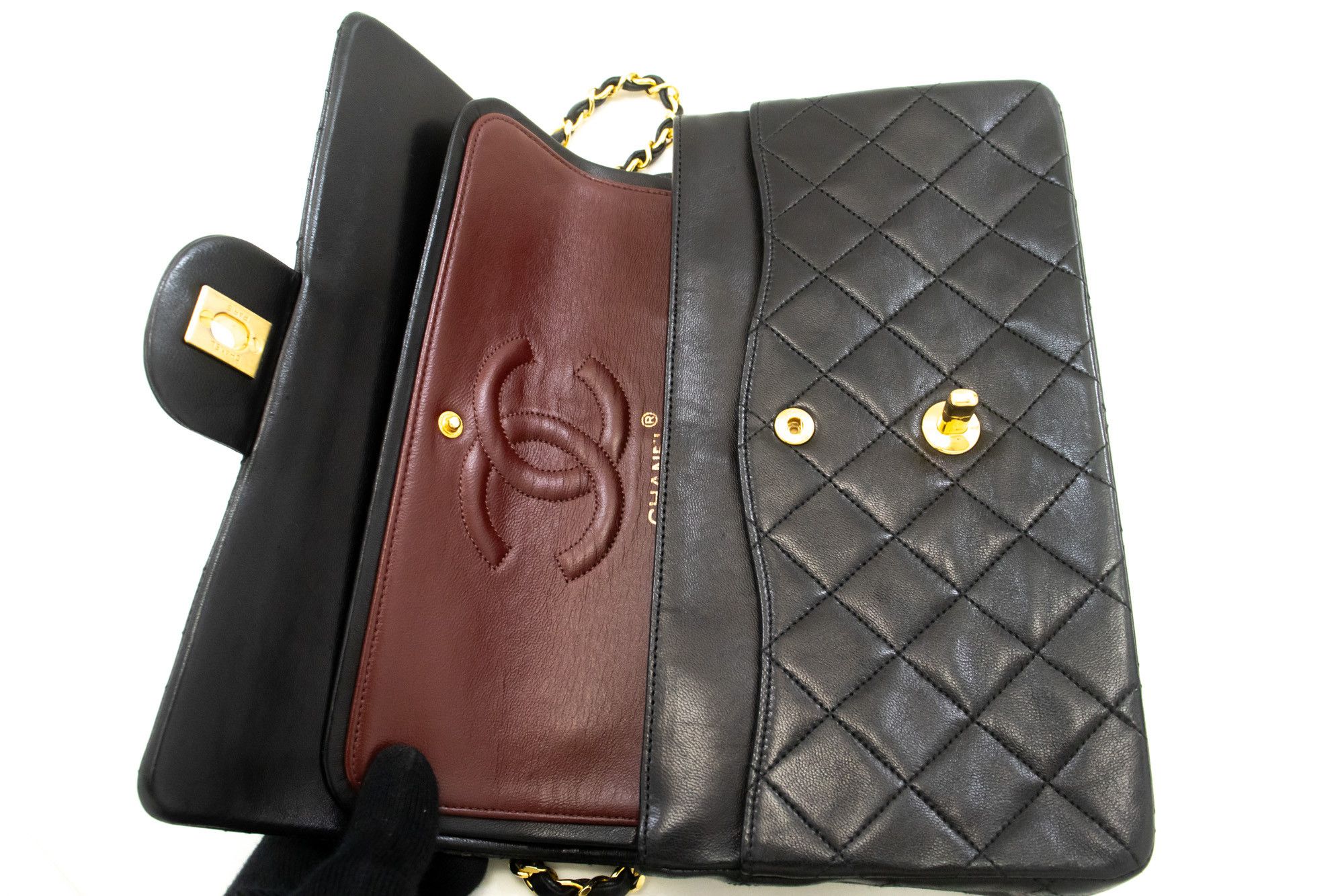 Chanel Black Leather Shoulder Bag (Pre-Owned) Size ONE SIZE - 11 Thumbnail