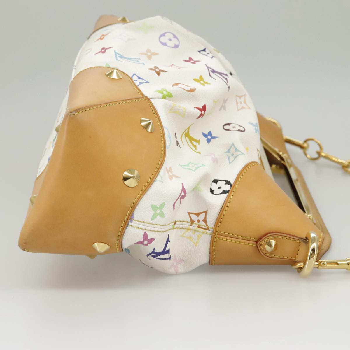 Louis Vuitton Judy White Canvas Shoulder Bag (Pre-Owned) Size ONE SIZE - 4 Thumbnail