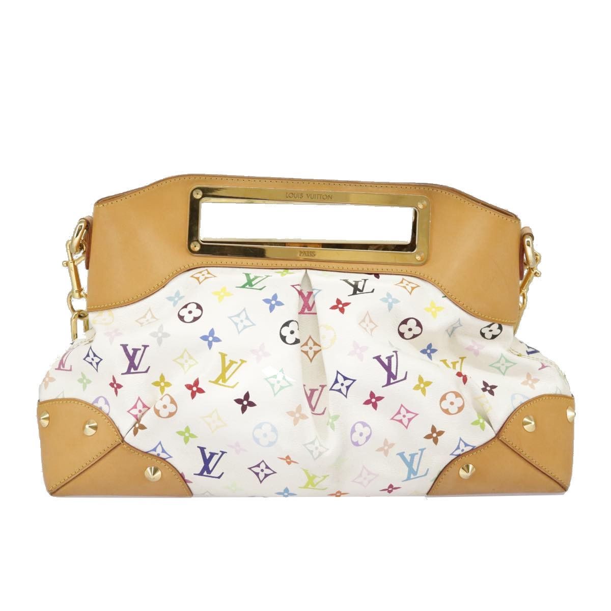 Louis Vuitton Judy White Canvas Shoulder Bag (Pre-Owned) Size ONE SIZE - 2 Thumbnail