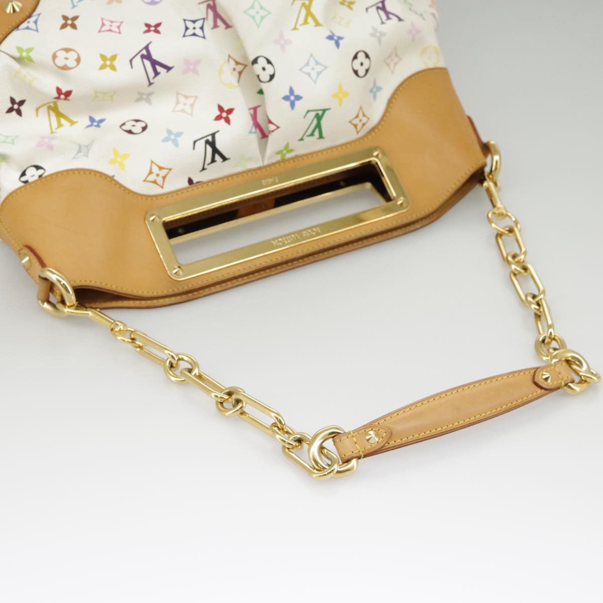 Louis Vuitton Judy White Canvas Shoulder Bag (Pre-Owned) Size ONE SIZE - 5 Thumbnail