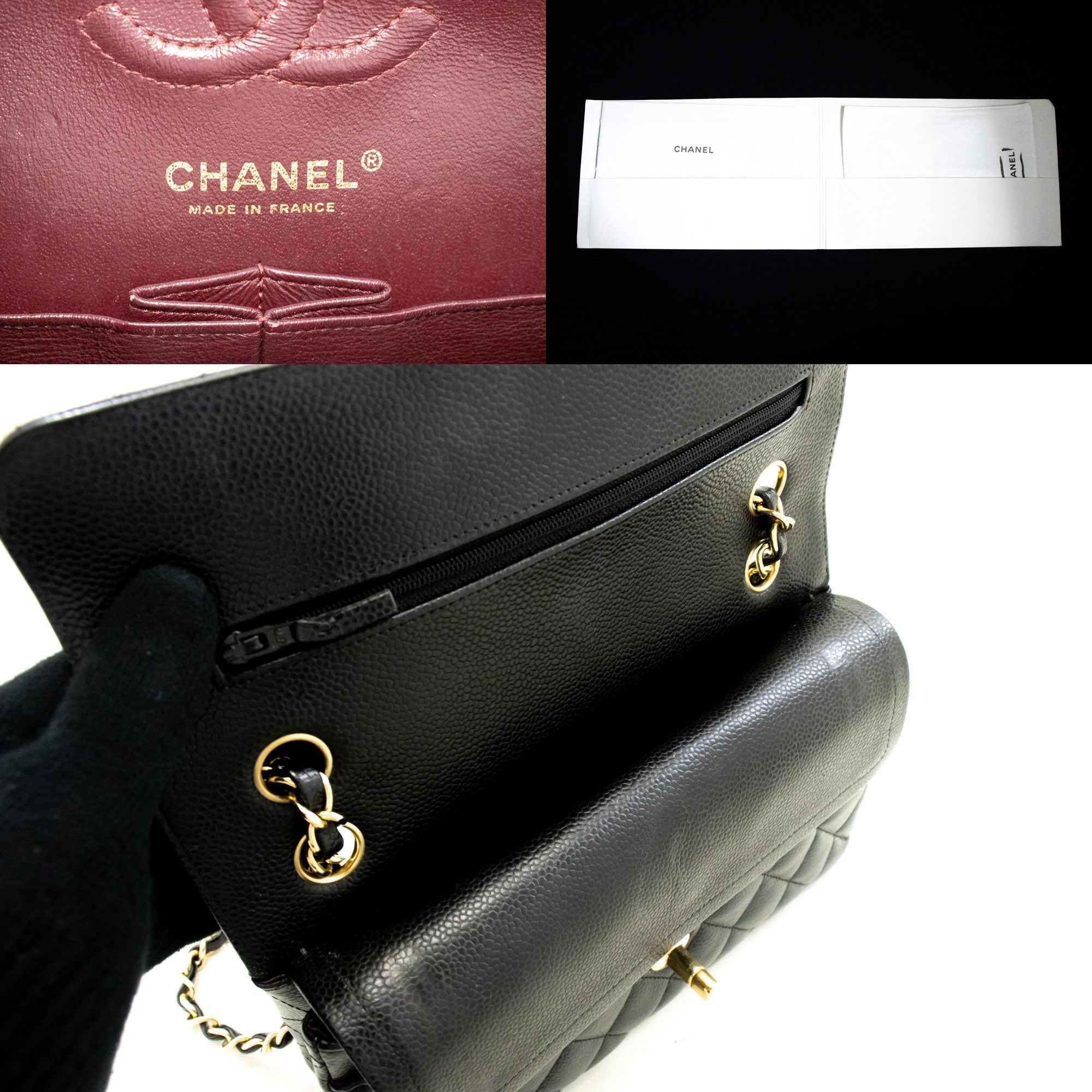 Chanel Black Leather Shoulder Bag (Pre-Owned) Size ONE SIZE - 8 Thumbnail