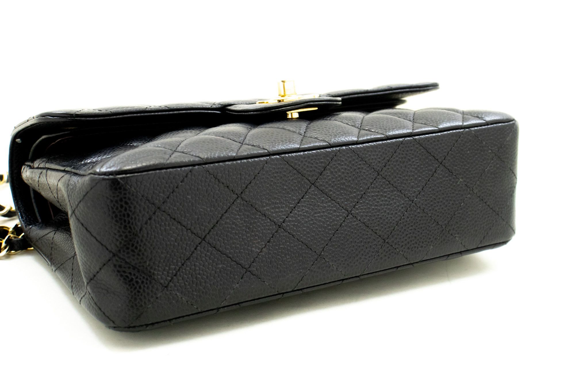 Chanel Black Leather Shoulder Bag (Pre-Owned) Size ONE SIZE - 3 Thumbnail