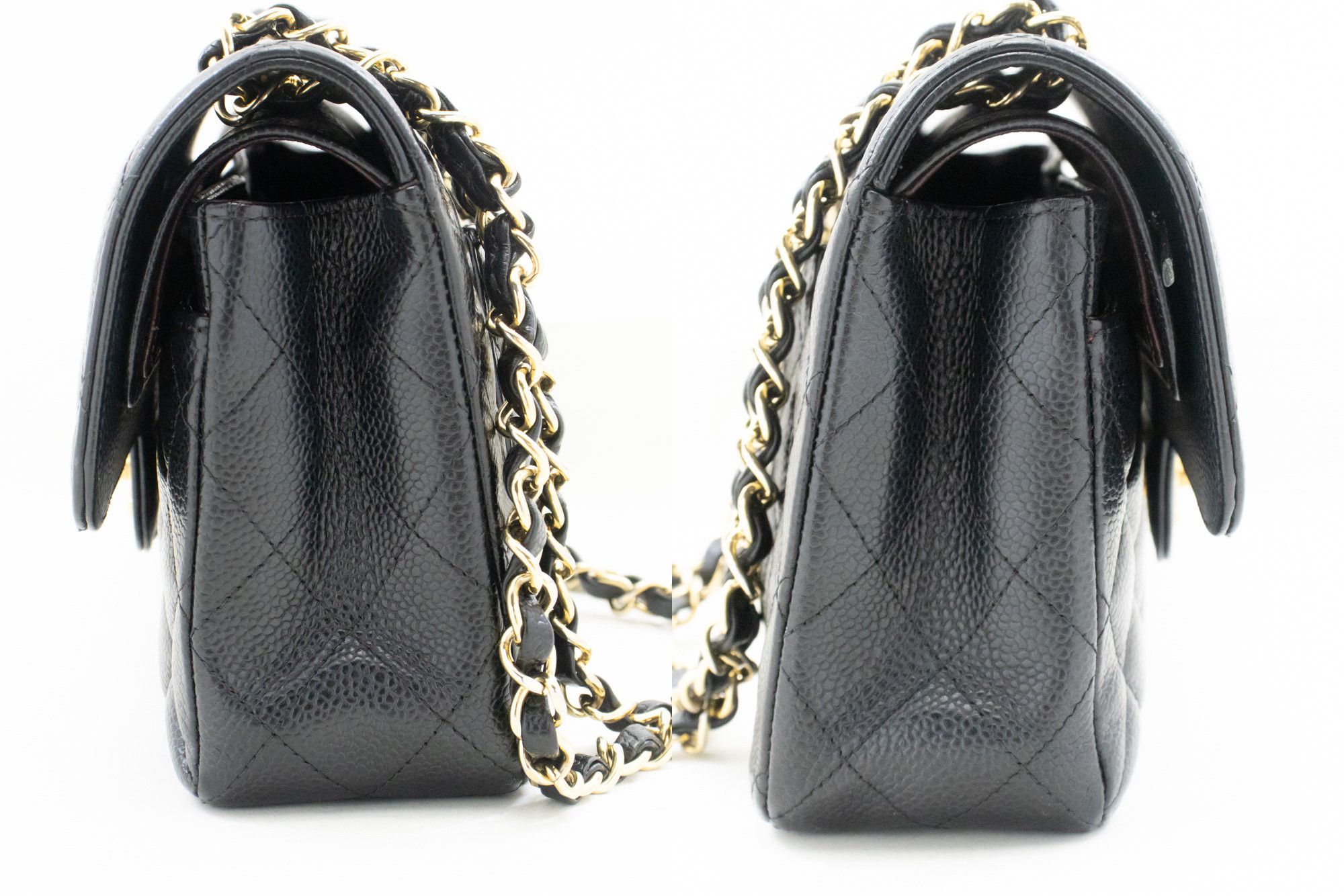 Chanel Black Leather Shoulder Bag (Pre-Owned) Size ONE SIZE - 4 Thumbnail