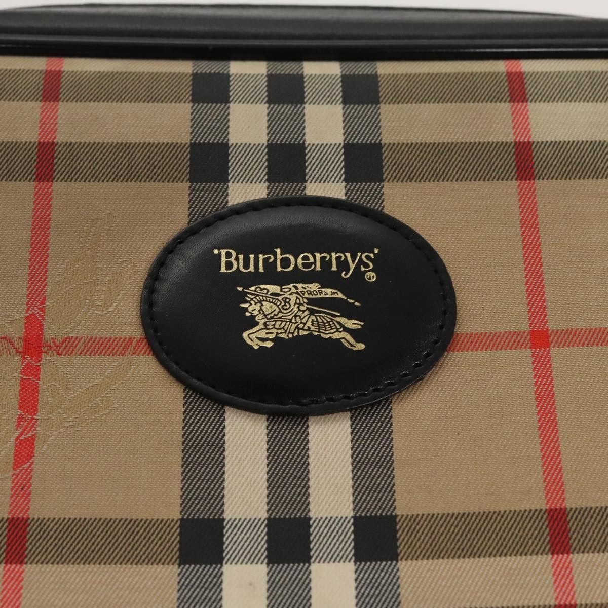 Burberry Nova Check Beige Canvas Shoulder Bag (Pre-Owned) Size ONE SIZE - 14 Thumbnail