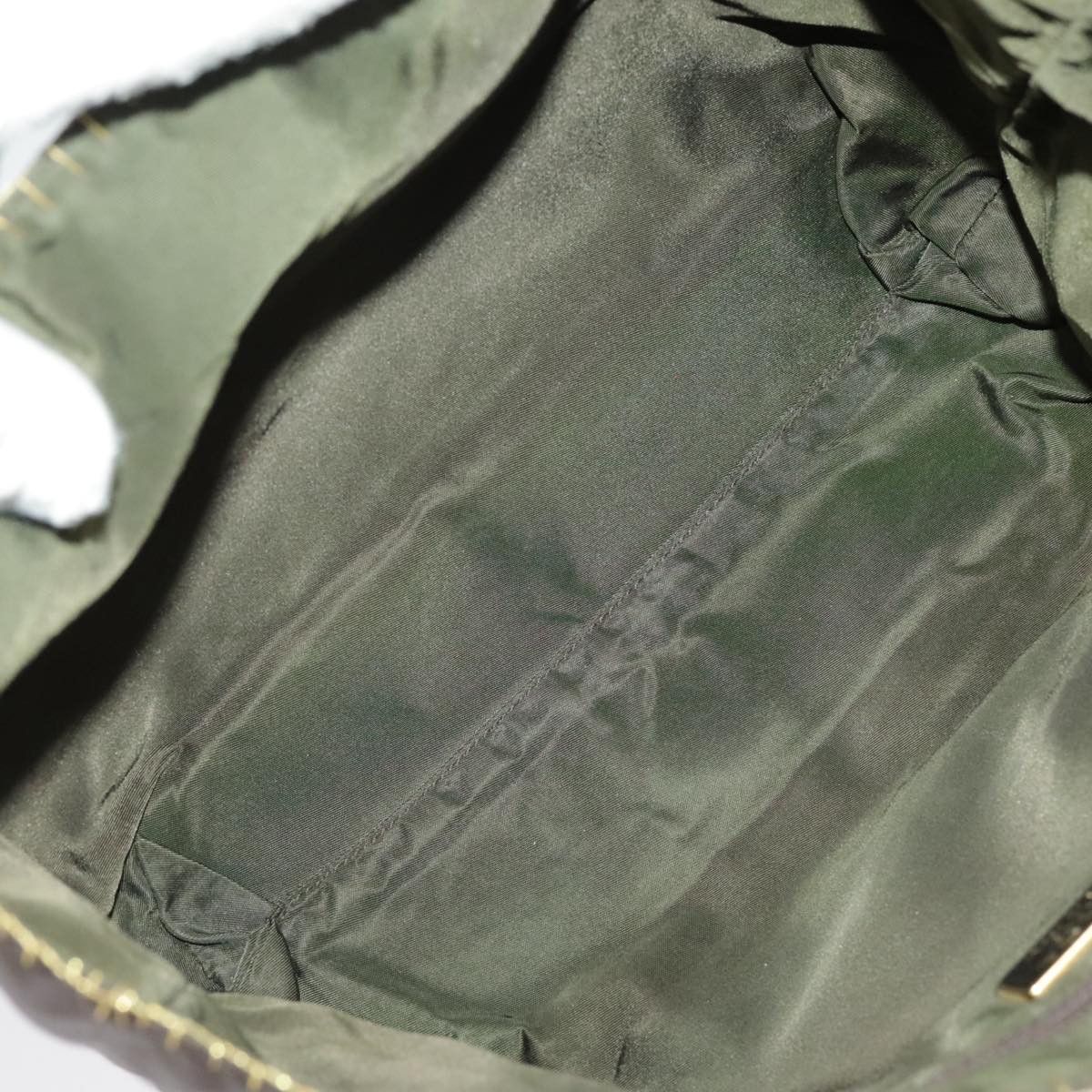 Prada Brown Silk Handbag (Pre-Owned) Size ONE SIZE - 12 Thumbnail