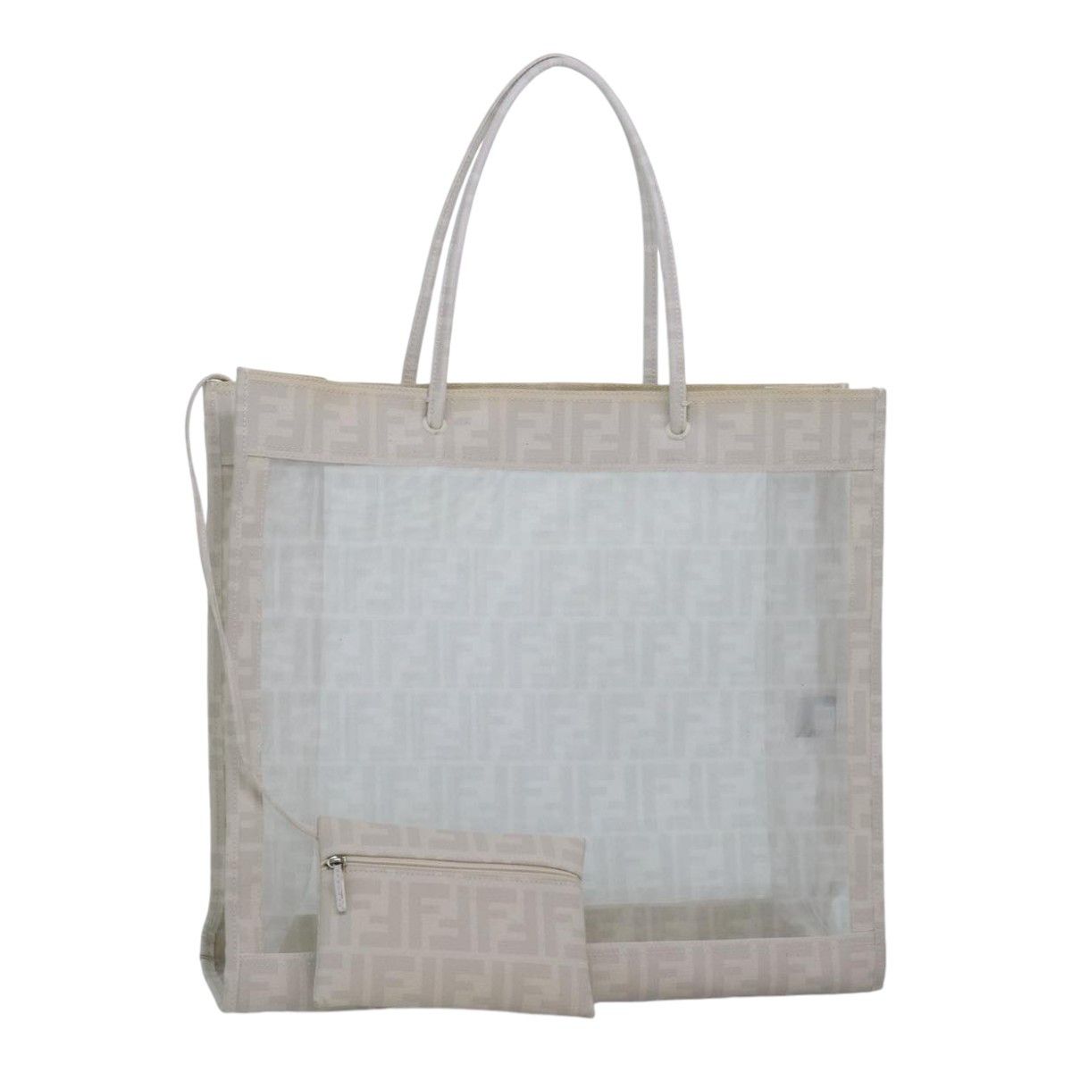 Fendi Zucca Beige Canvas Tote Bag (Pre-Owned) Size ONE SIZE - 11 Thumbnail
