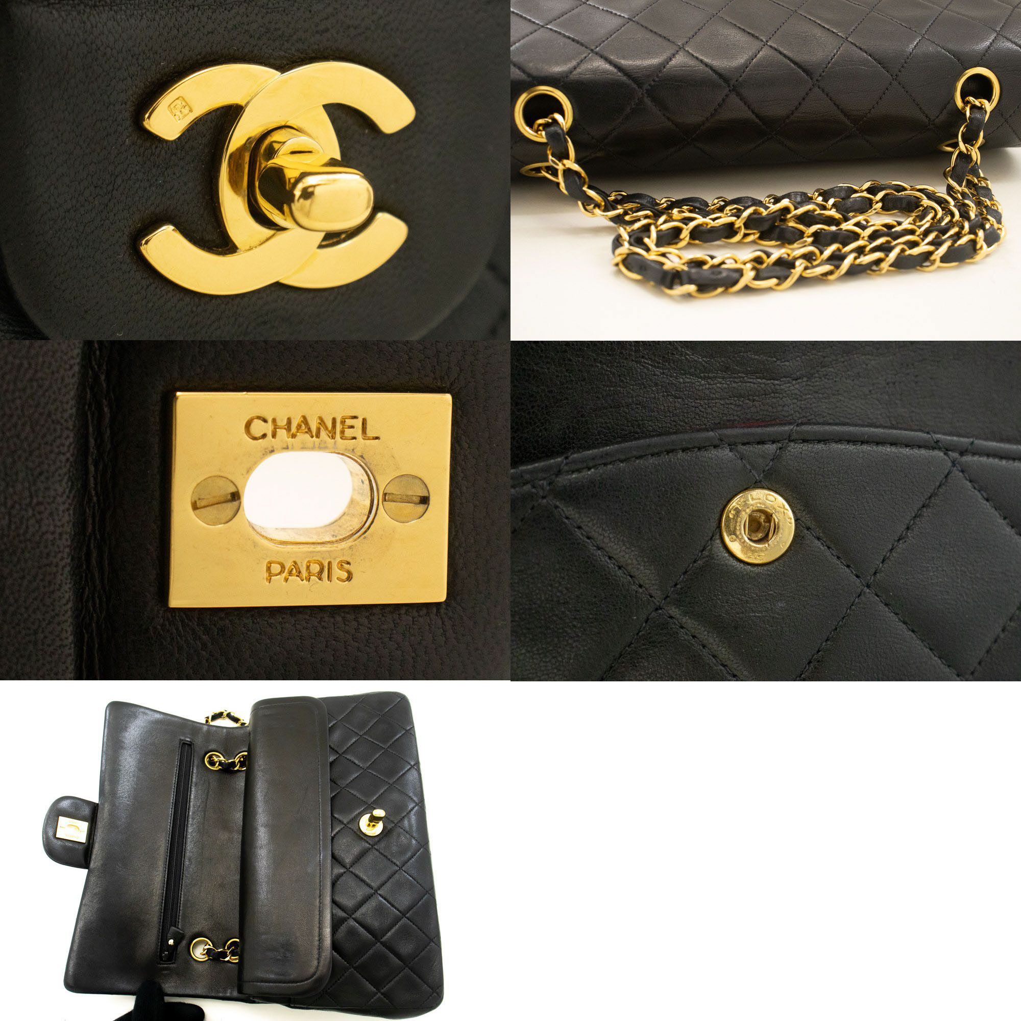 Chanel Black Leather Shoulder Bag (Pre-Owned) Size ONE SIZE - 6 Thumbnail