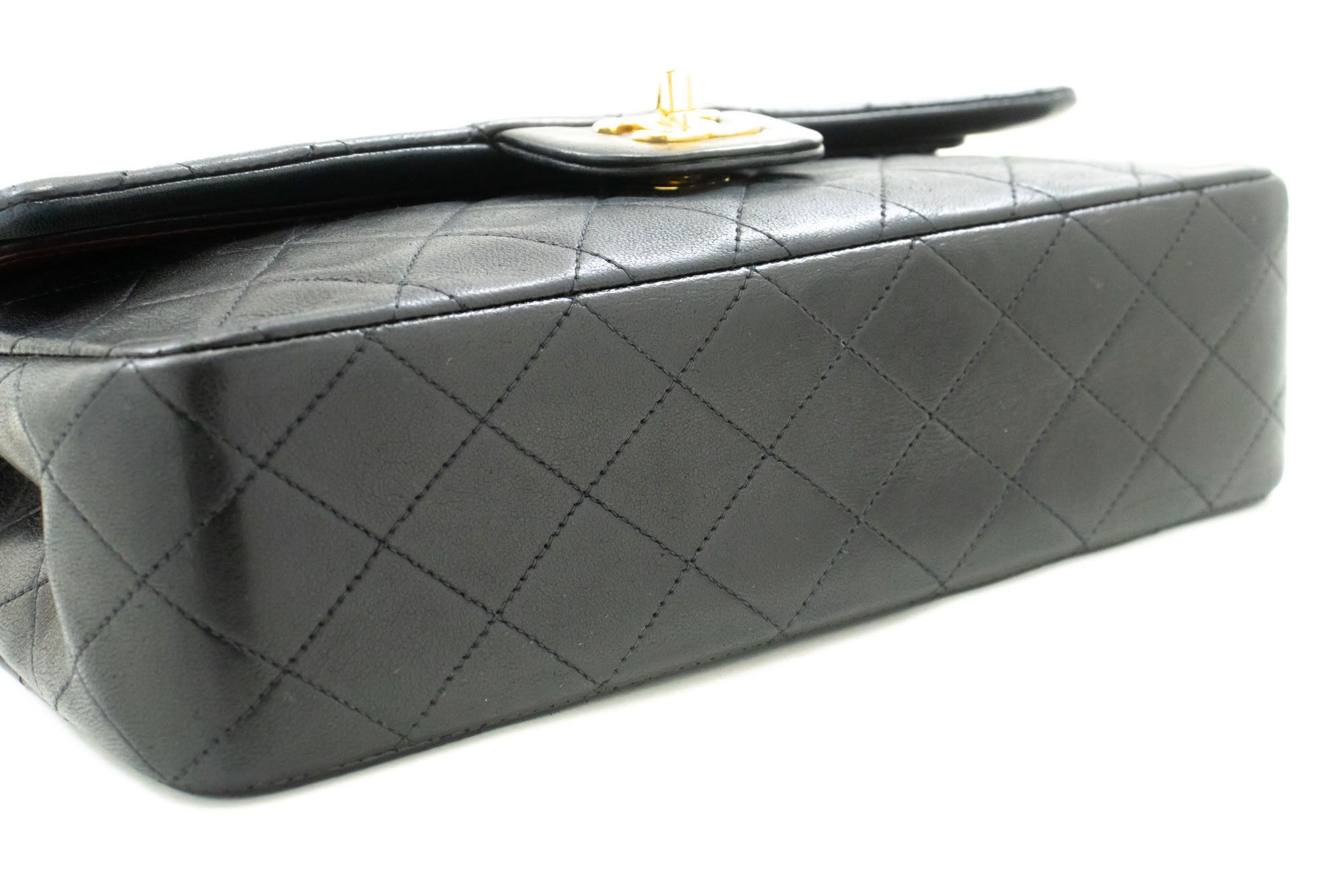 Chanel Black Leather Shoulder Bag (Pre-Owned) Size ONE SIZE - 4 Thumbnail