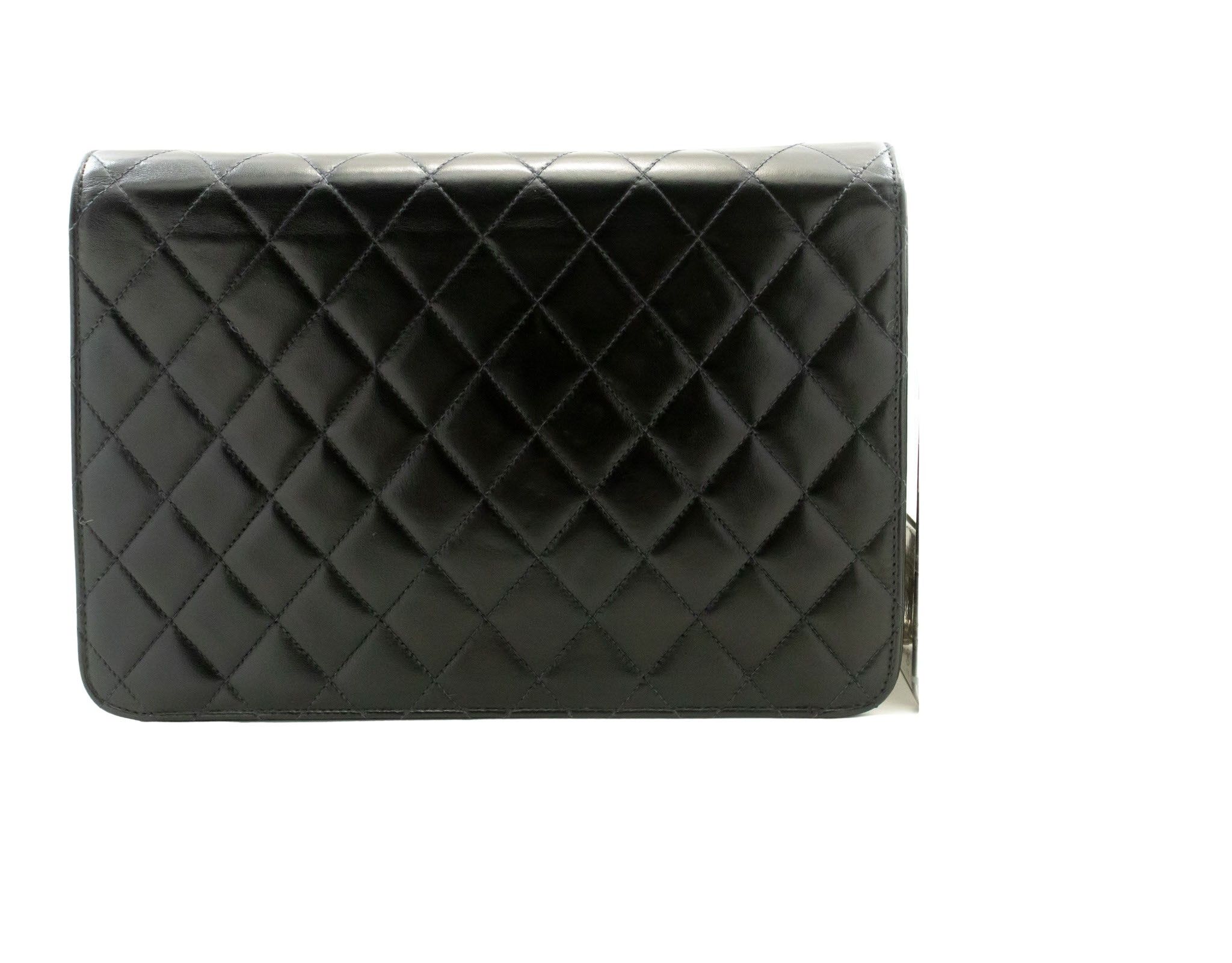 Chanel Black Leather Shoulder Bag (Pre-Owned) Size ONE SIZE - 2 Thumbnail