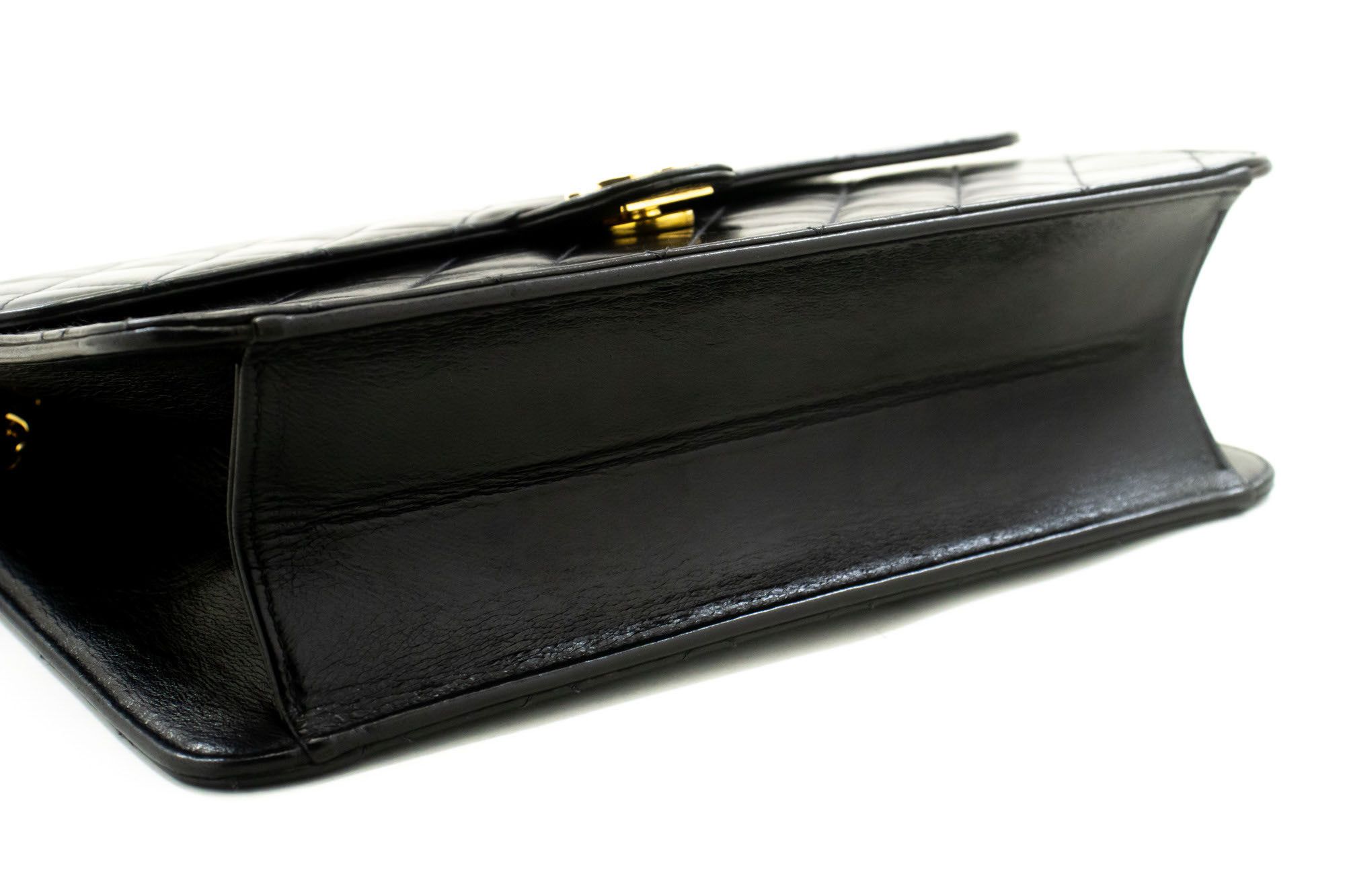 Chanel Black Leather Shoulder Bag (Pre-Owned) Size ONE SIZE - 4 Thumbnail