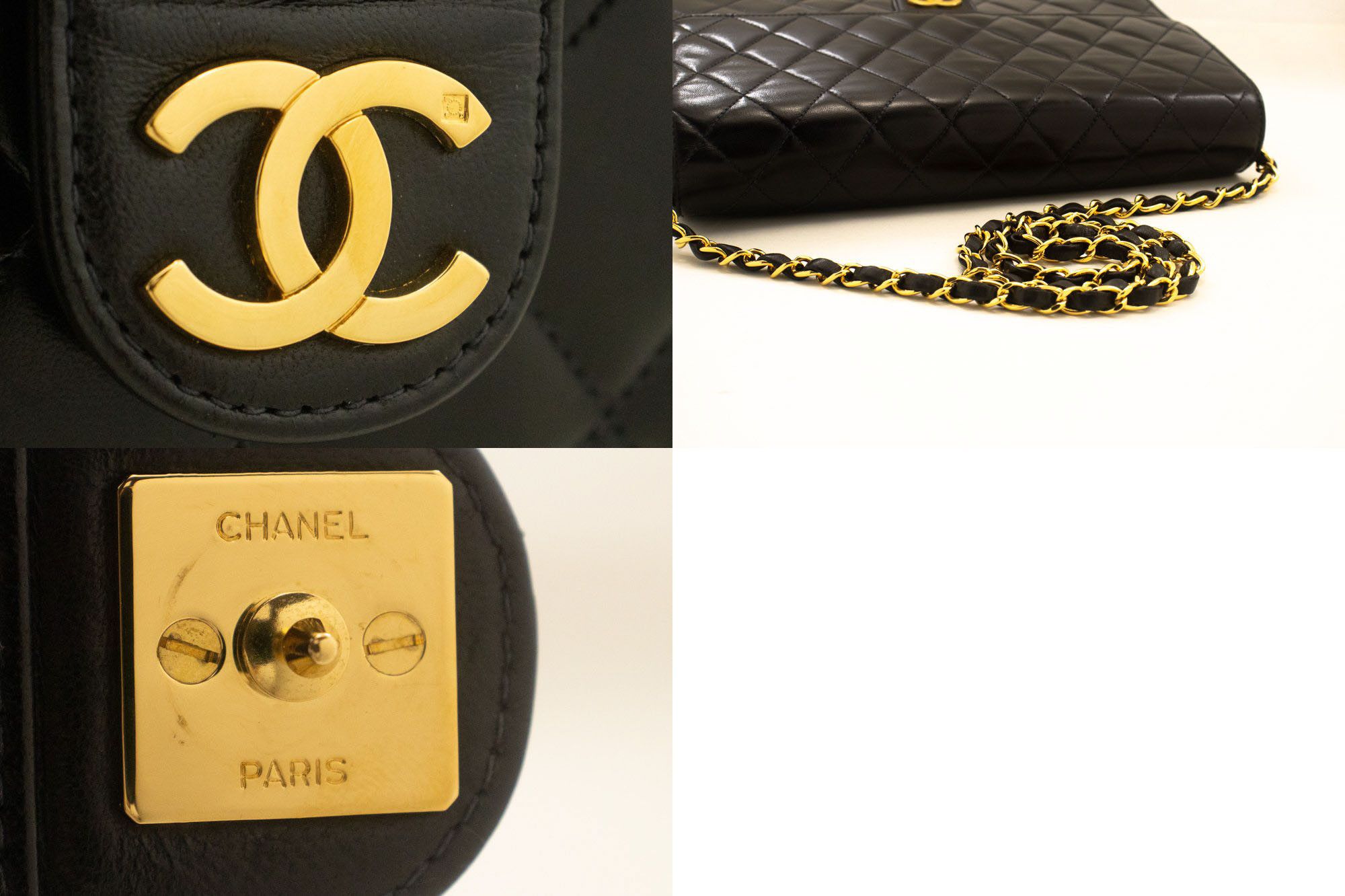 Chanel Black Leather Shoulder Bag (Pre-Owned) Size ONE SIZE - 6 Thumbnail