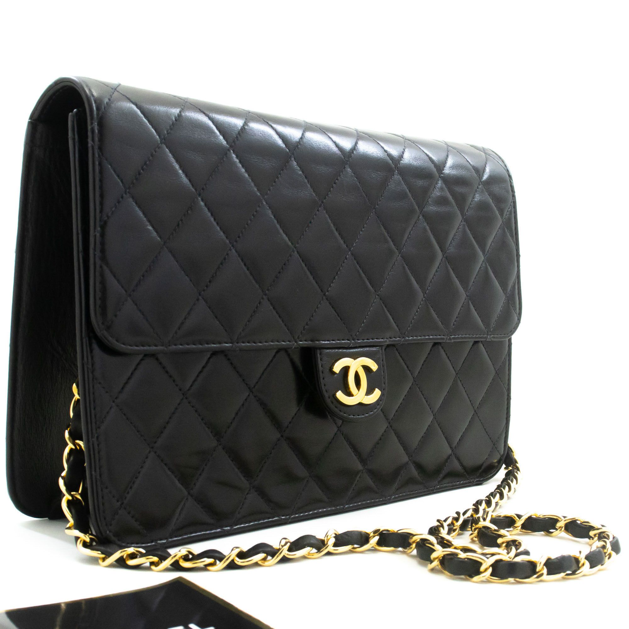Chanel Black Leather Shoulder Bag (Pre-Owned) Size ONE SIZE - 11 Thumbnail