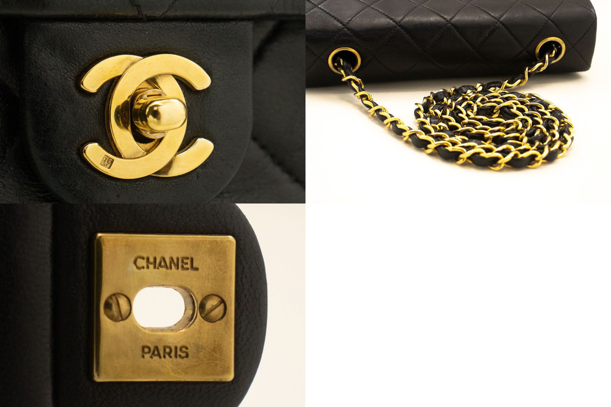 Chanel Timeless Black Leather Shoulder Bag (Pre-Owned) Size ONE SIZE - 6 Thumbnail