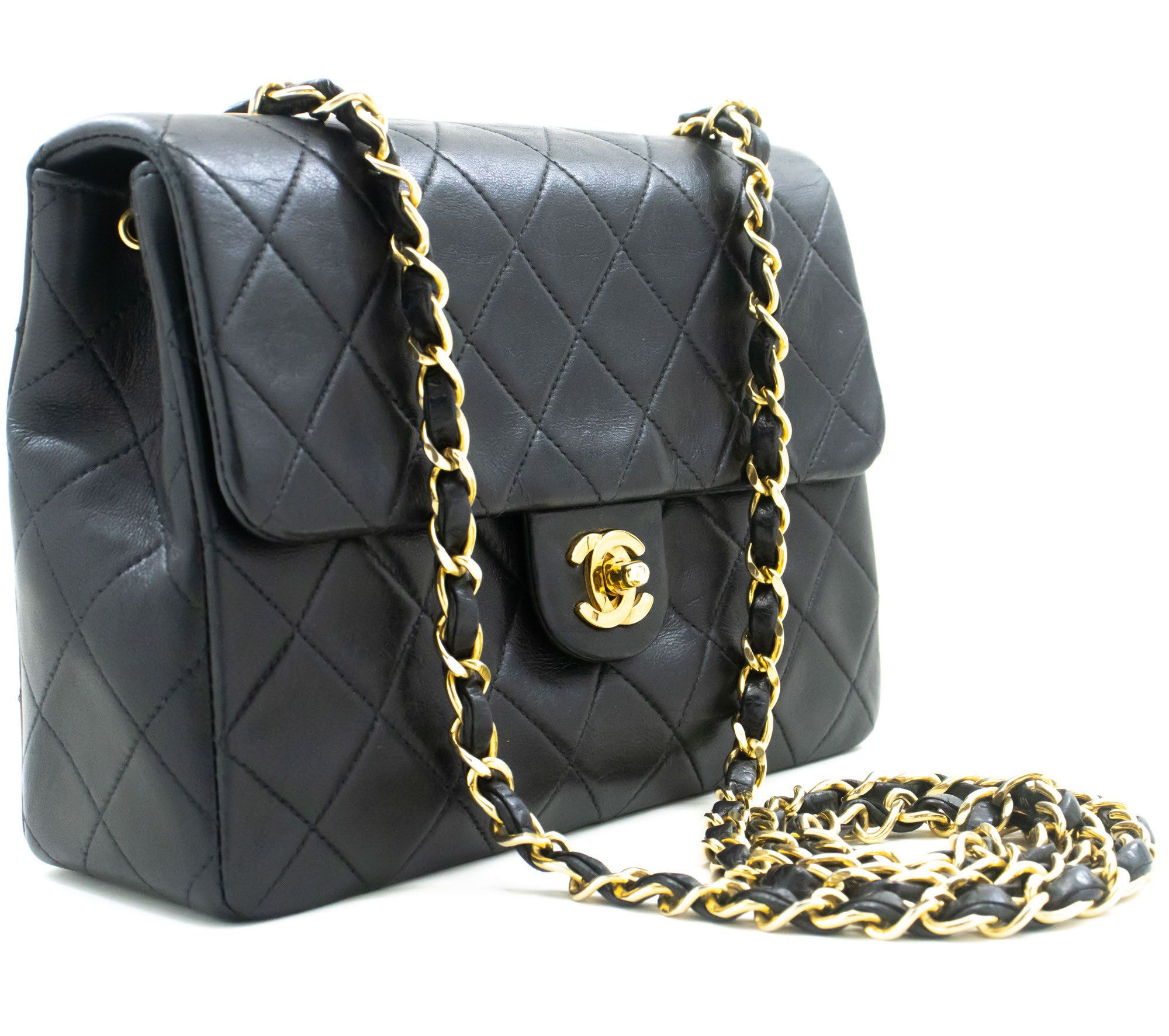 Chanel Timeless Black Leather Shoulder Bag (Pre-Owned) Size ONE SIZE - 11 Thumbnail