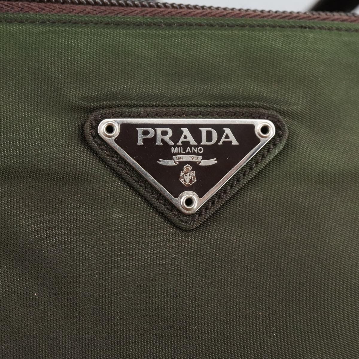 Prada Khaki Synthetic Shoulder Bag (Pre-Owned) Size ONE SIZE - 16 Thumbnail