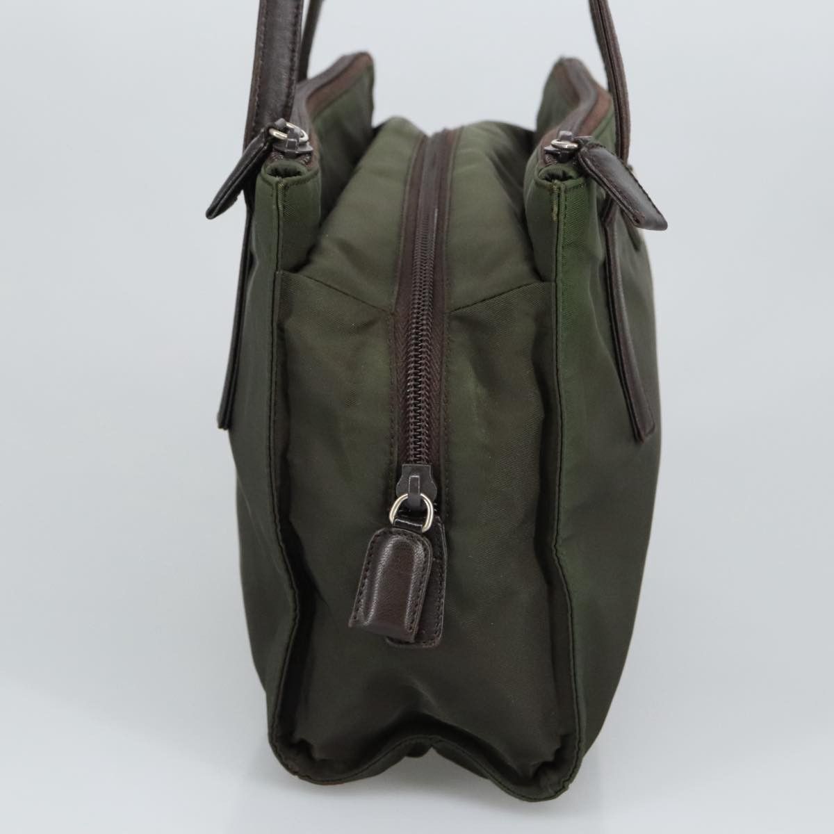 Prada Khaki Synthetic Shoulder Bag (Pre-Owned) Size ONE SIZE - 3 Thumbnail